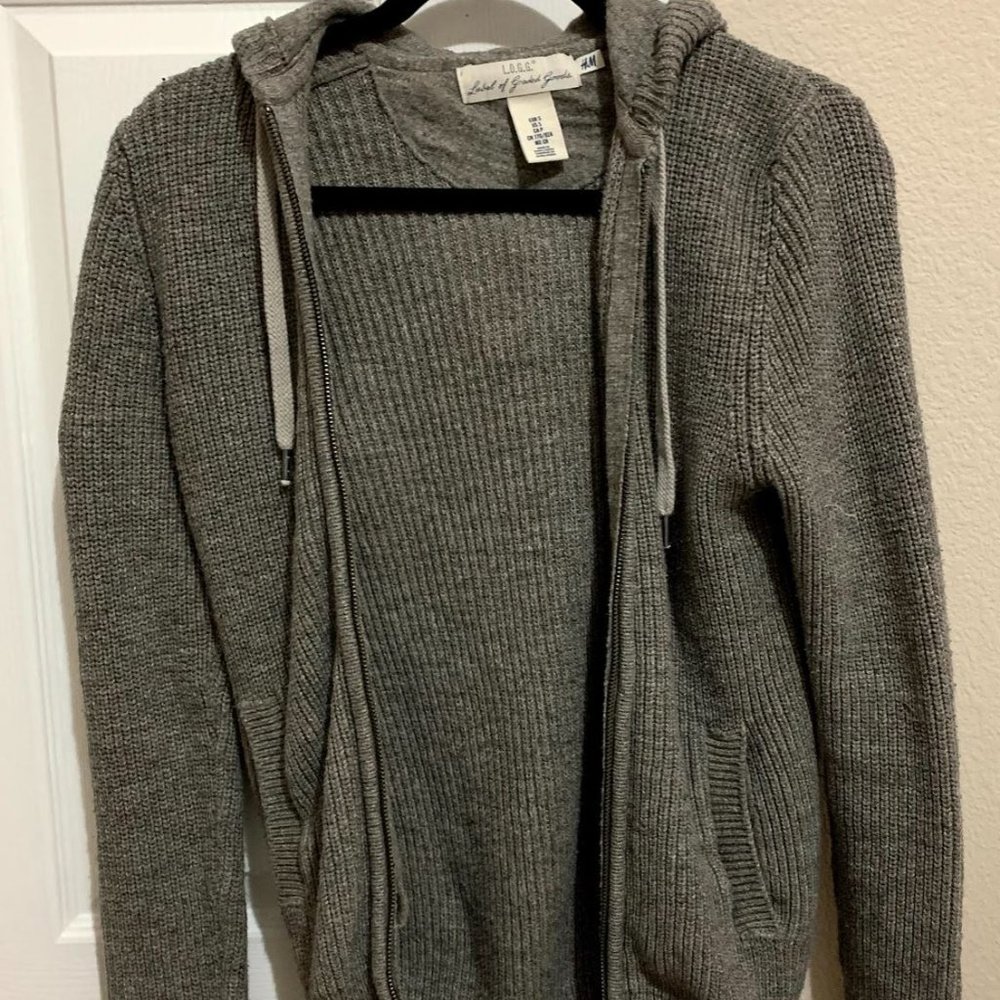 H&M Grey Zip-Up Jacket